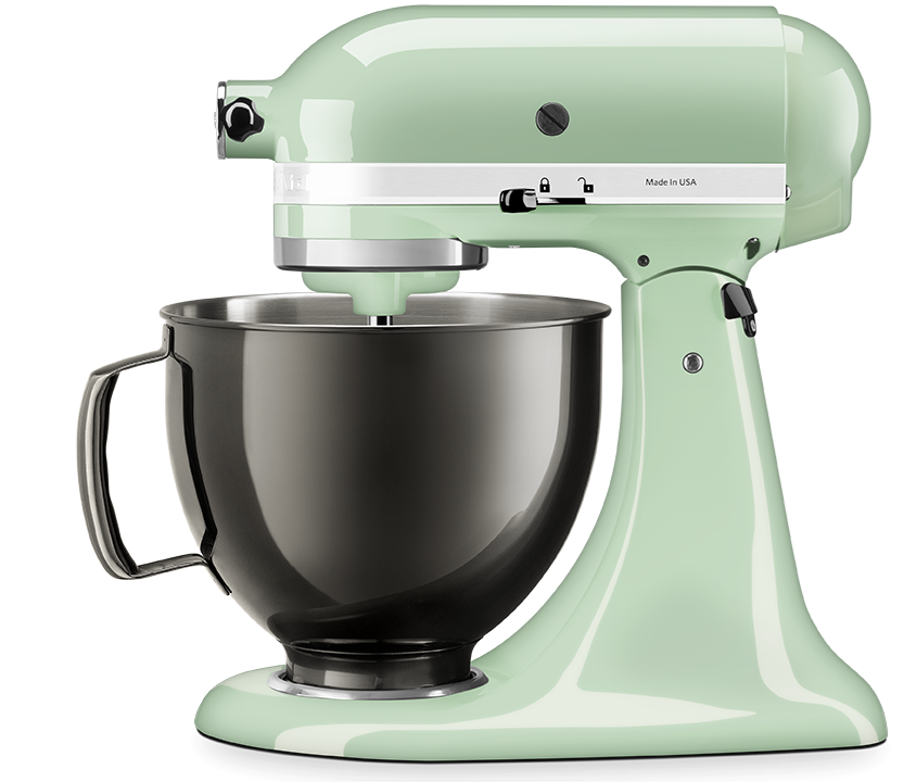KITCHENAID MIXER BLACK STAINLESS BOWL جرن ستانلس اسود لعجانة كيتشن ايد