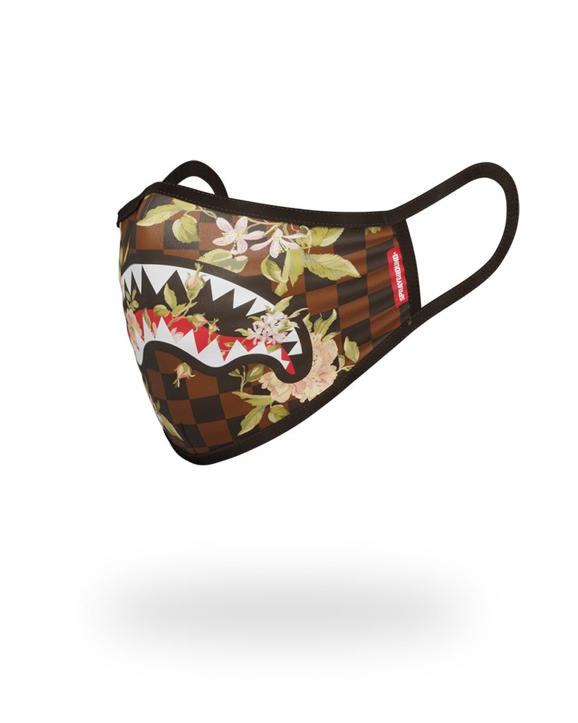 SHARK FLOWER FORM-FITTING MASK