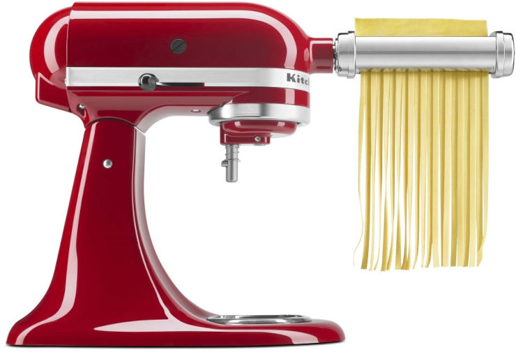 3-Piece Pasta Rolling and Cutting Set KitchenAid 5KSMPRA طقم مكون من 3 ملحقات لتمديد وقطع المعكرونة