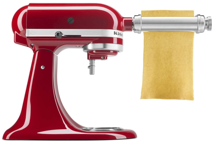 3-Piece Pasta Rolling and Cutting Set KitchenAid 5KSMPRA طقم مكون من 3 ملحقات لتمديد وقطع المعكرونة