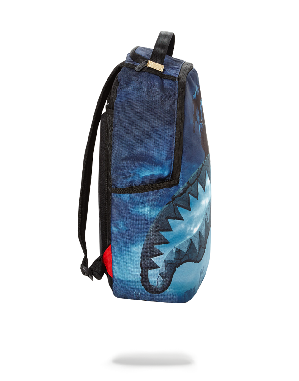 BATMAN STANDINGOVER SHARK