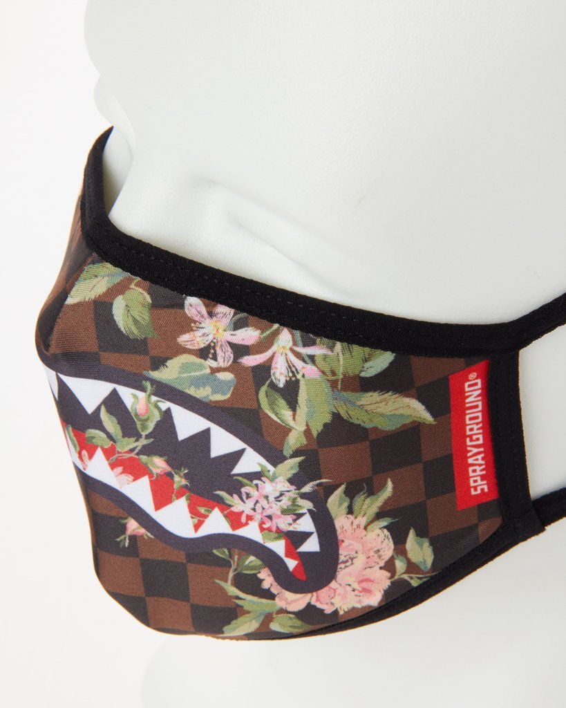 SHARK FLOWER FORM-FITTING MASK
