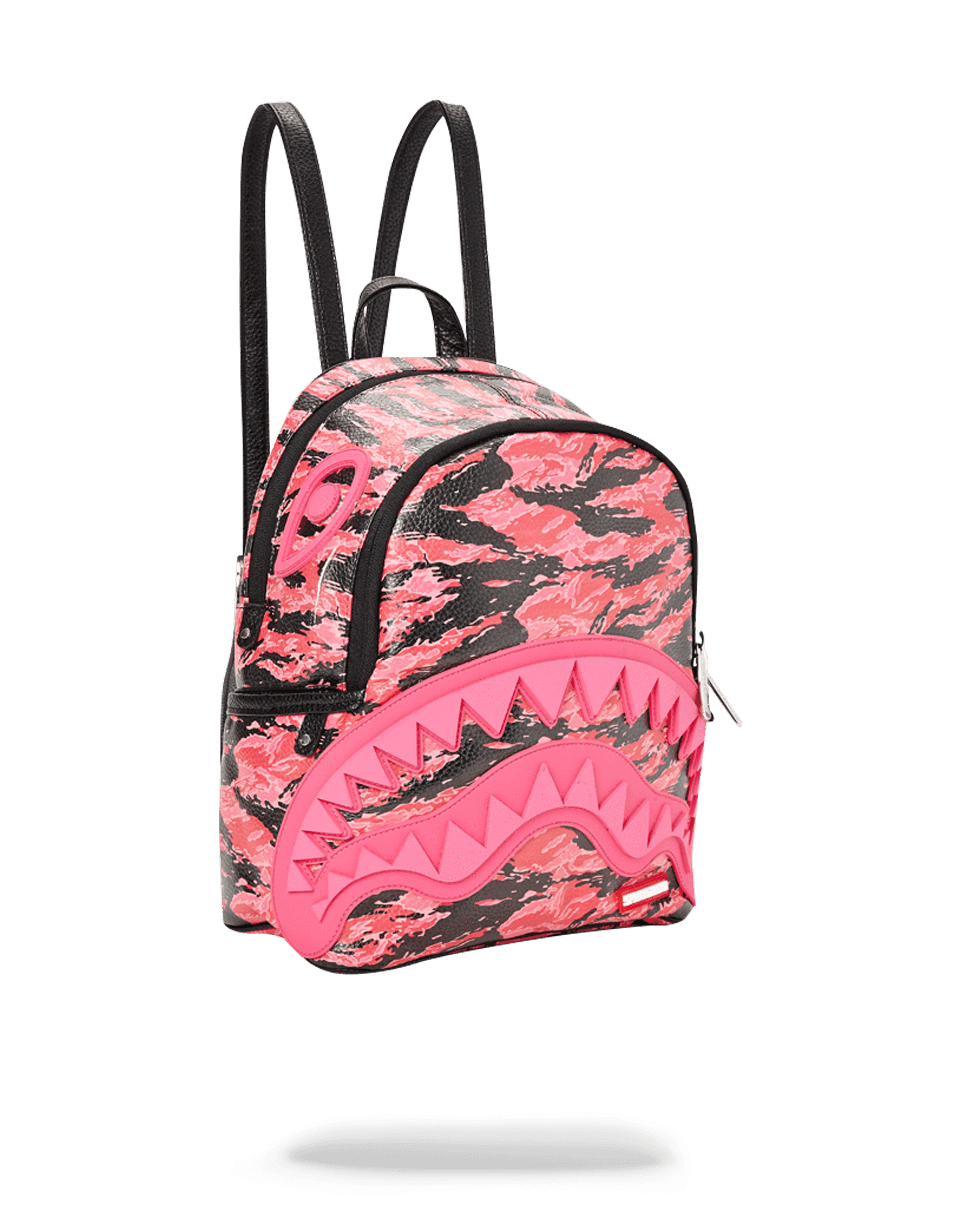 حقيبة القرش الوردي (PINK TIGER CAMO SHARKMOUTH MINI)