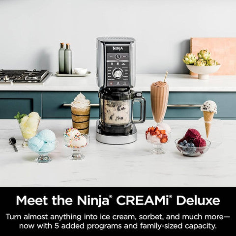 Ninja® CREAMi® XL Deluxe 11-in-1 Ice Cream maker ماكنة صنع البوظة