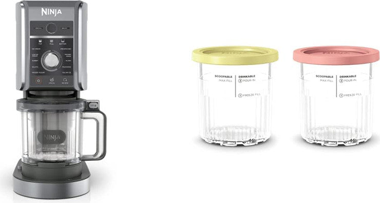 Ninja® CREAMi® XL Deluxe 11-in-1 Ice Cream maker ماكنة صنع البوظة