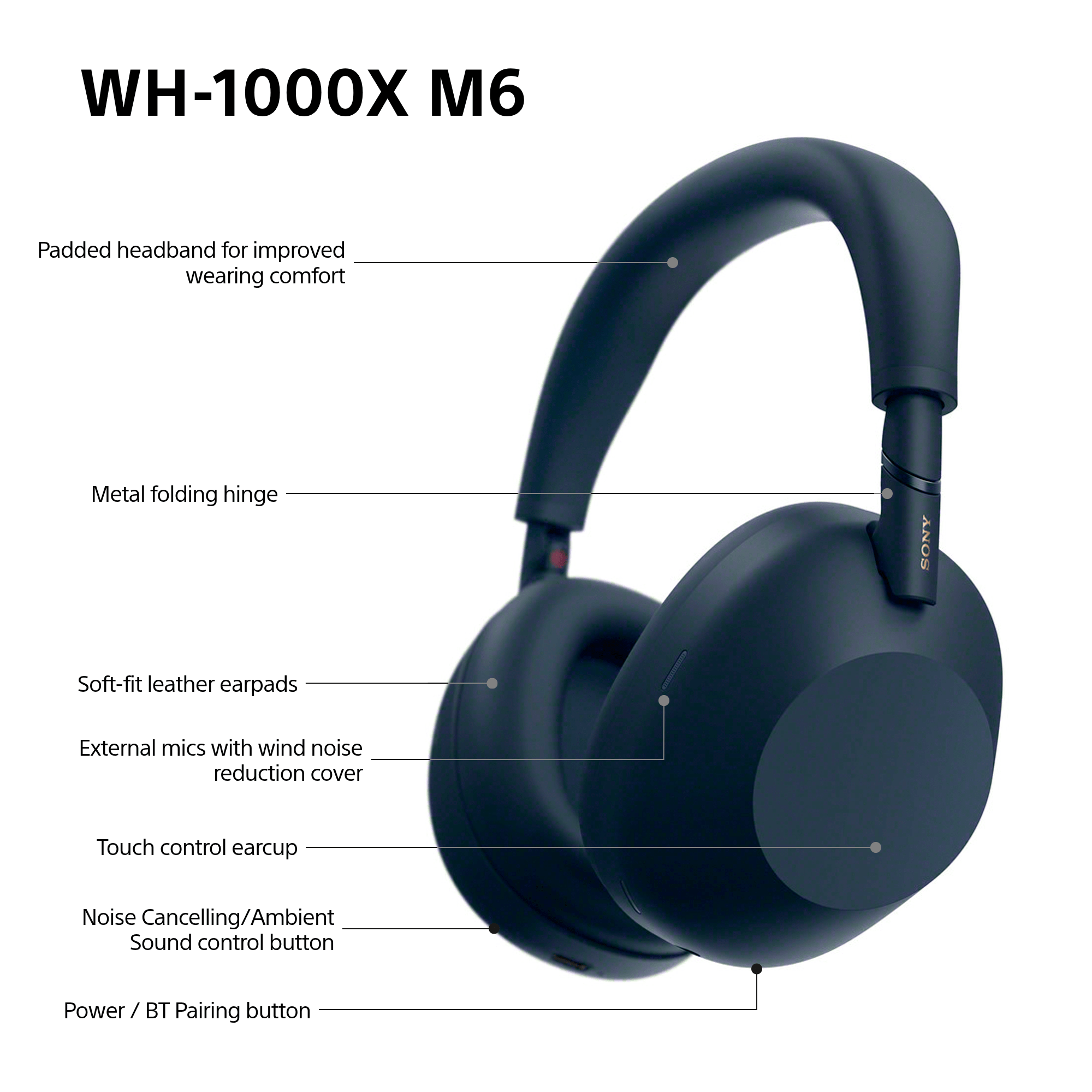 1000X series | WH-1000XM6 Wireless Noise Cancelling Headphones سماعات لا سلكية