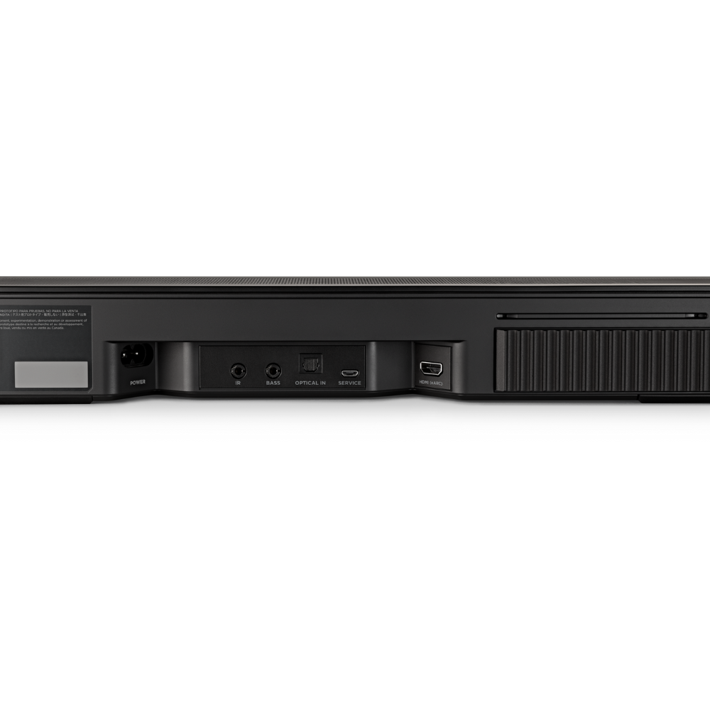 Premium Compact Package: Soundbar 600, Bass Module 500 subwoofer, and premium surround speakers.