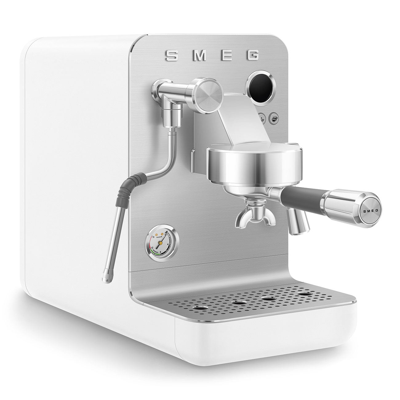 Smeg EMC02 — ماكينة قهوة باريستا احترافية مع مطحنة