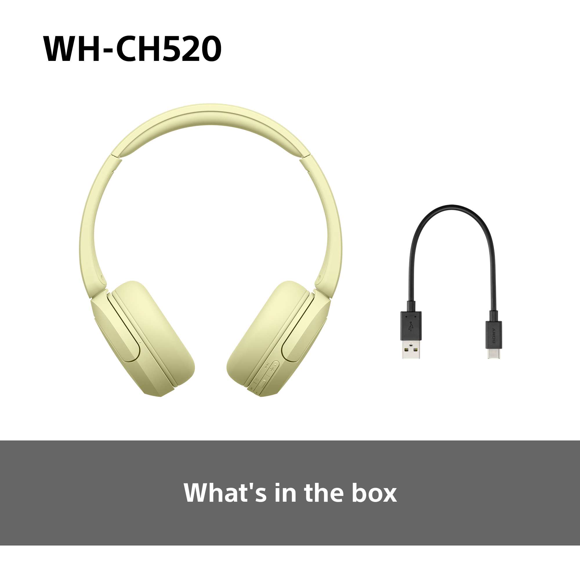 WH-CH520 Wireless Headphones with Microphone