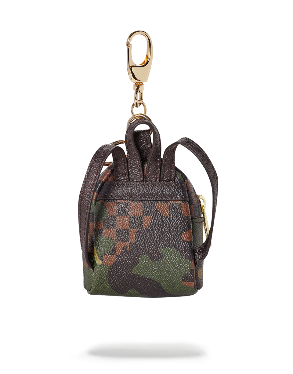 CAMO CHECKERED SHARK KEYCHAIN