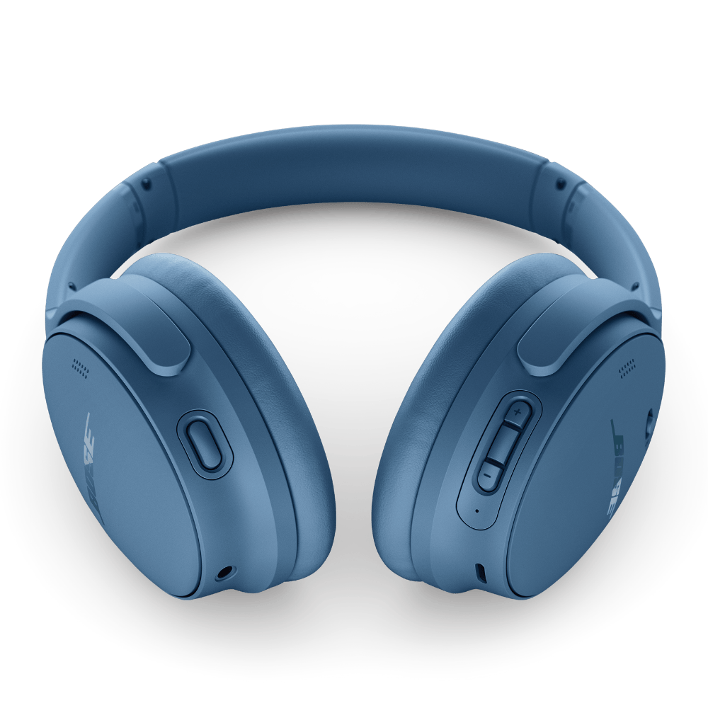 אוזניות ביטול רעשים אלחוטיות Bose QuietComfort Headphones בצבע כחול ג'ינס