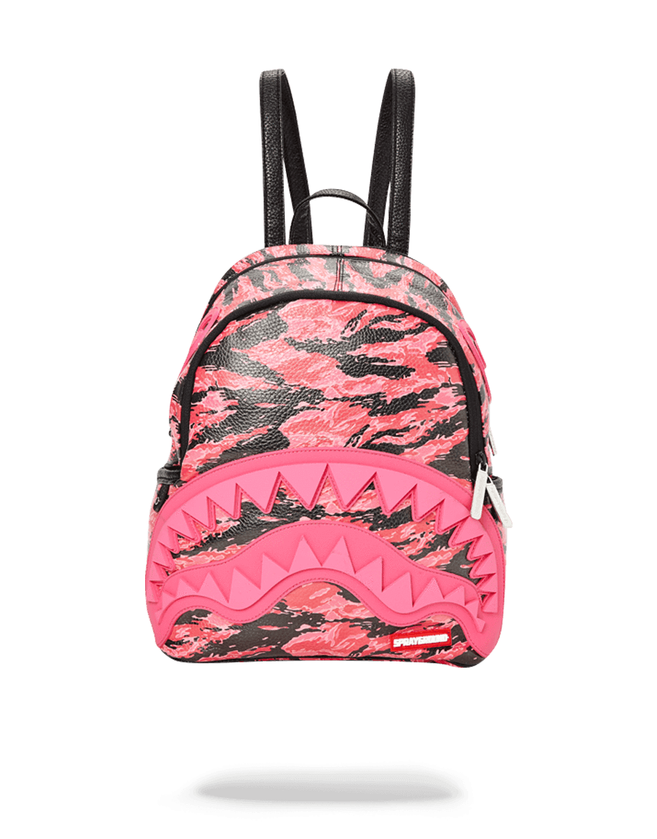 حقيبة القرش الوردي (PINK TIGER CAMO SHARKMOUTH MINI)