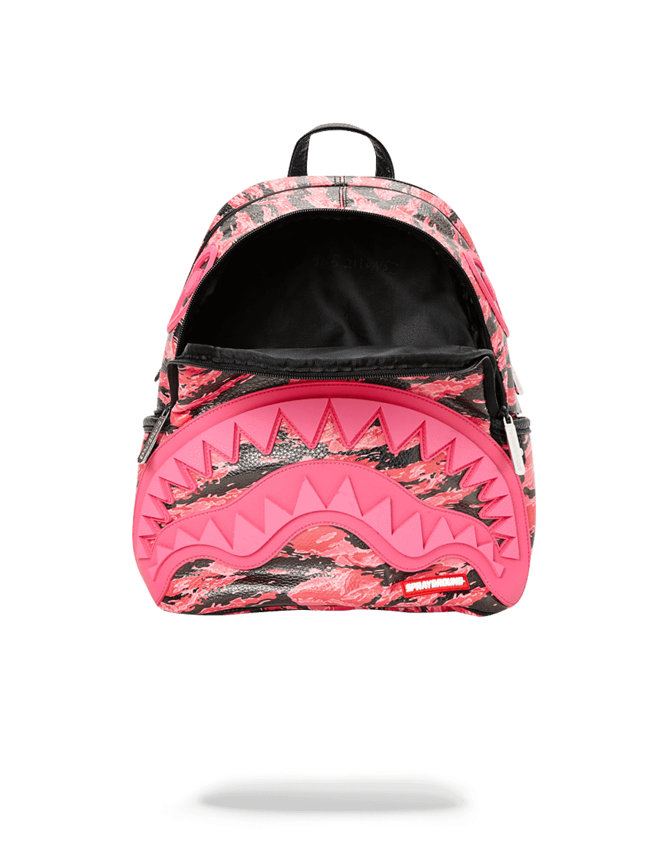 حقيبة القرش الوردي (PINK TIGER CAMO SHARKMOUTH MINI)
